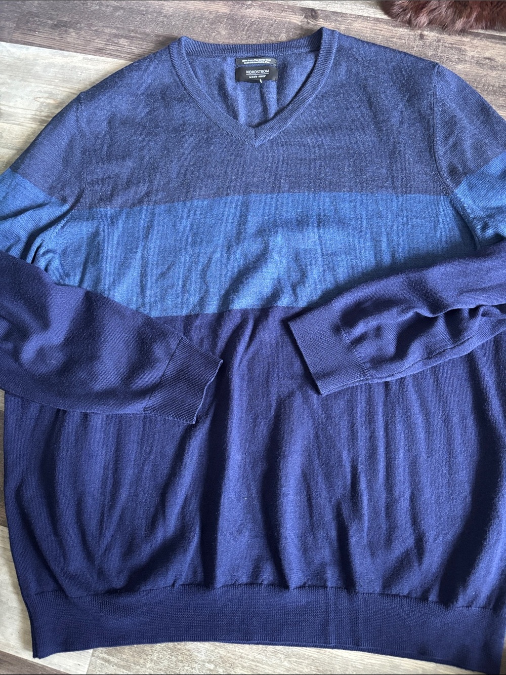 Nordstrom Men’s Shop Wool Stripe Sweater xxl